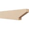 Ekena Millwork 4in. W x 8in. H x 32in. L Clemmons Woodgrain TimberThane Rafter Tail, Primed Tan RFTUR04X08X32CLERCPR - alternate 1